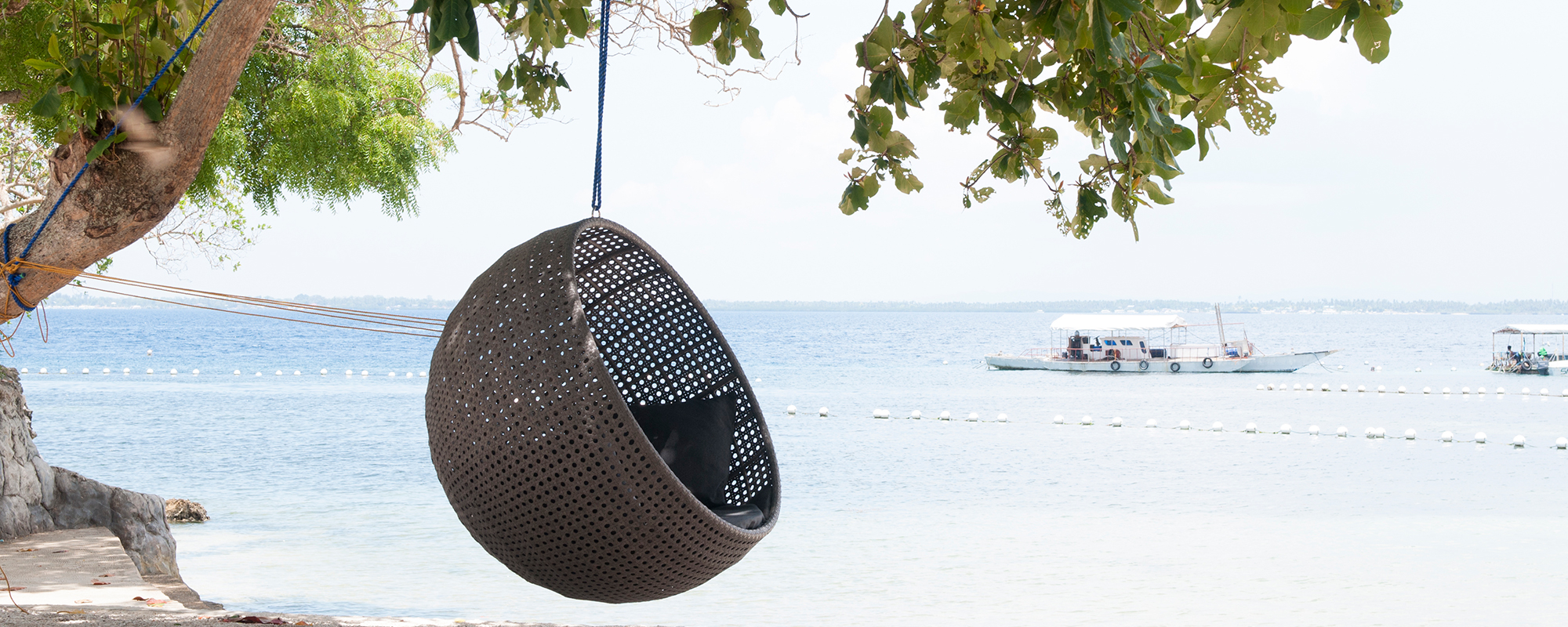 MonteCarlo Grey Hanging Chair – Woven Furniture Designs