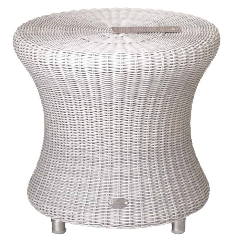 Classic Round Side Table W/ Rim