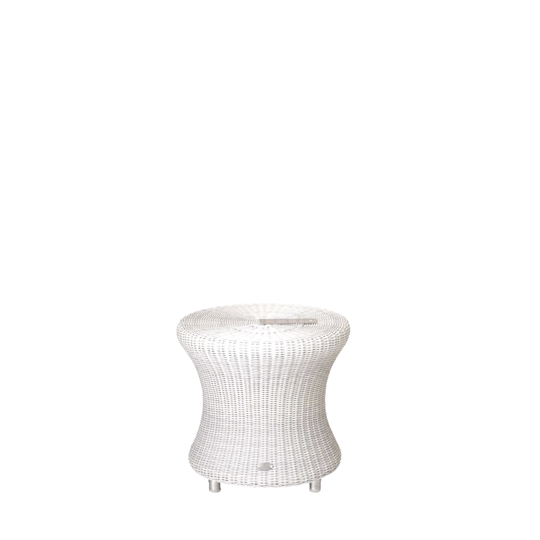 Classic Round Side Table W/ Rim