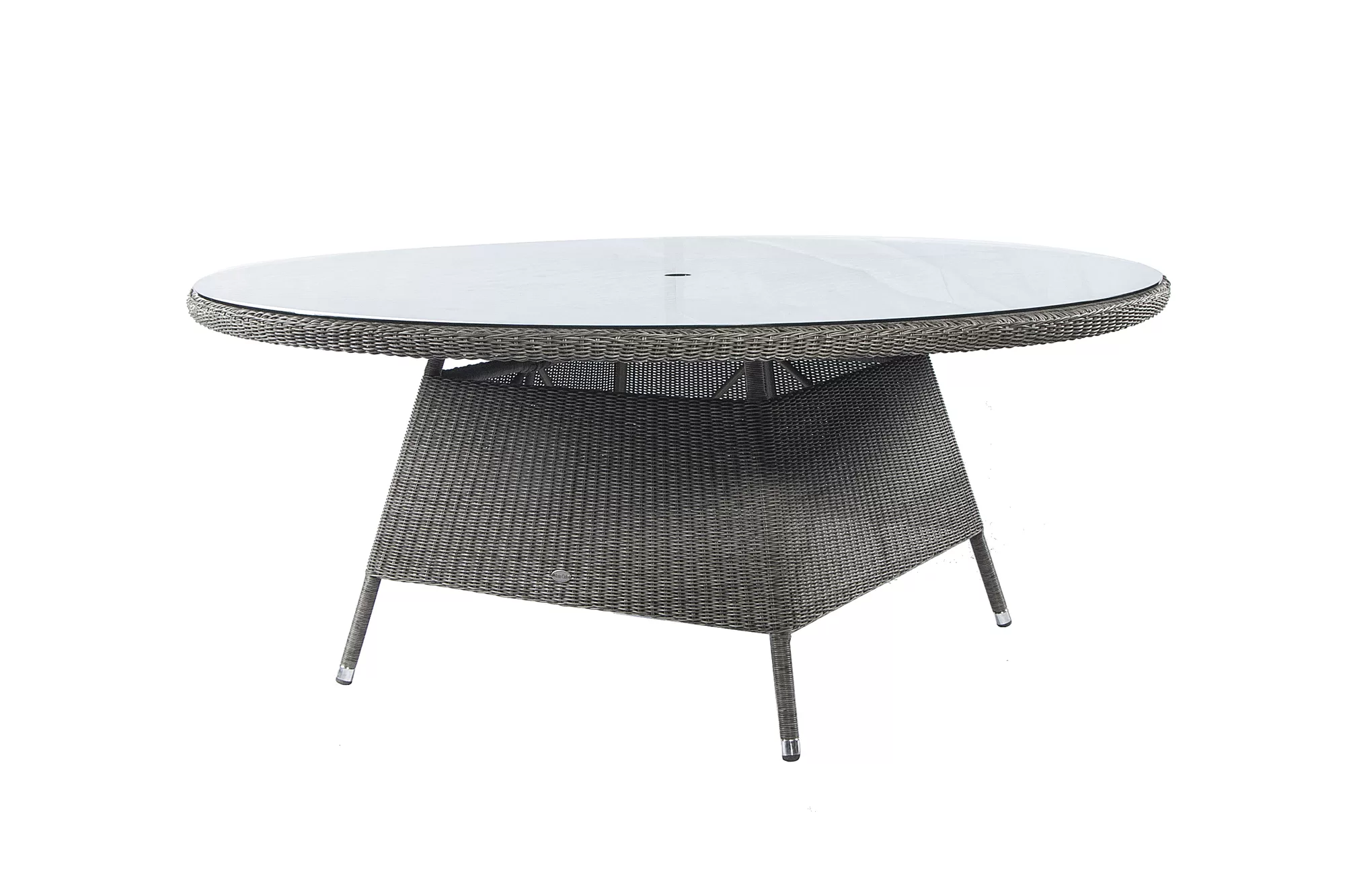 Monte Carlo Grey 8- Seater Round Dining Table