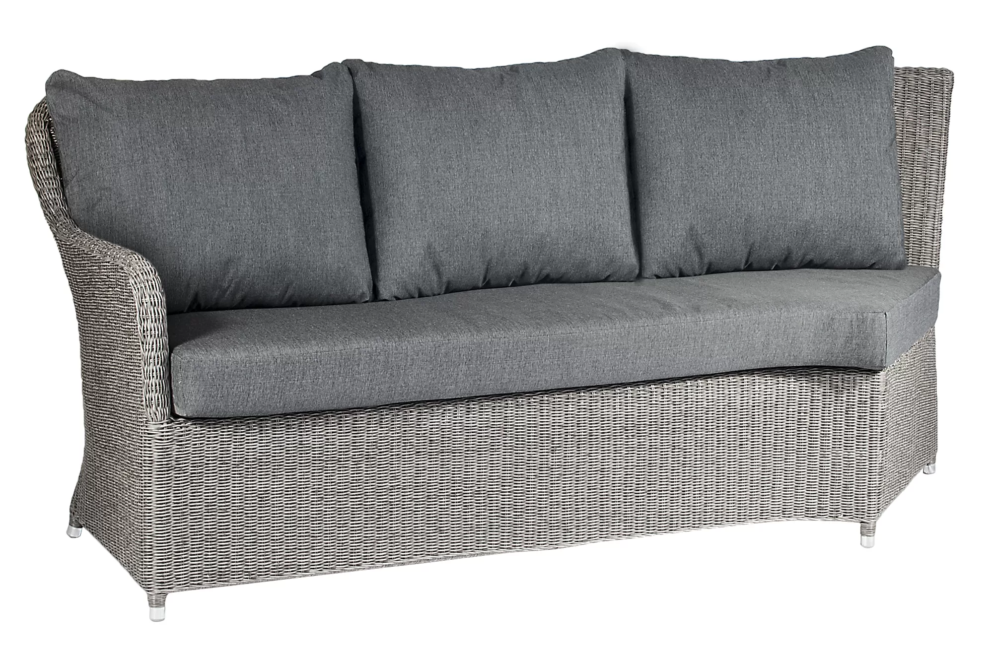 Monte Carlo Grey Casual Dining Sofa (Left)