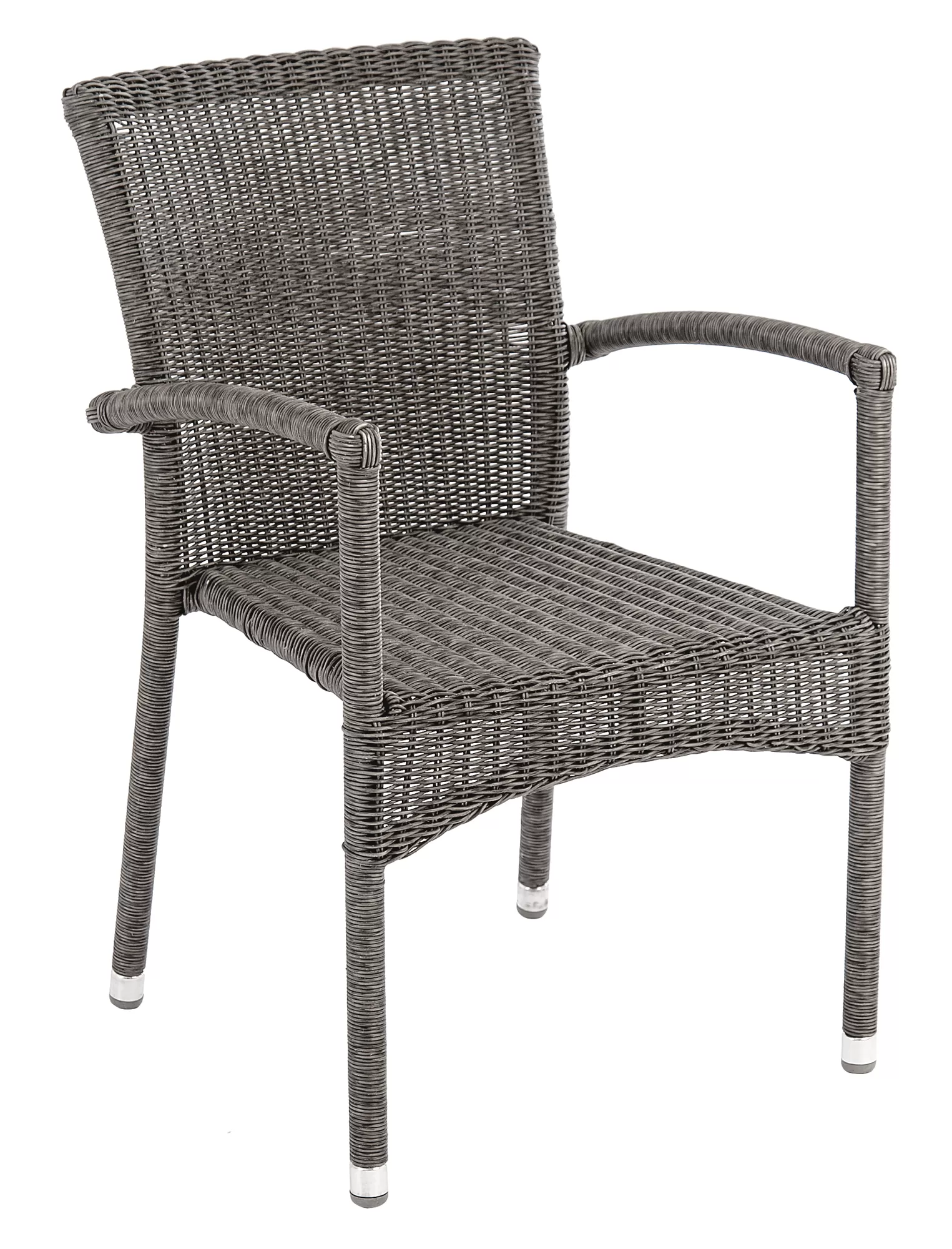 Monte Carlo Grey Stacking Dining Arm Chair