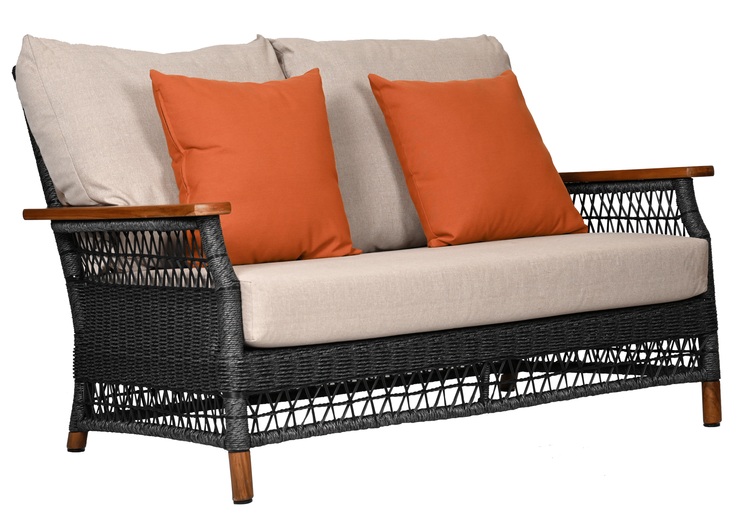 Vintage Slate Gray 2 seater