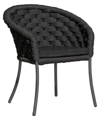 Cordial Luxe Dark Grey Dining Chair