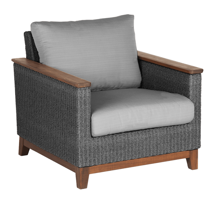 Coral Slate Gray Lounge Chair