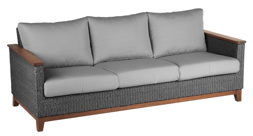 Coral Slate Gray 3 Seater Sofa