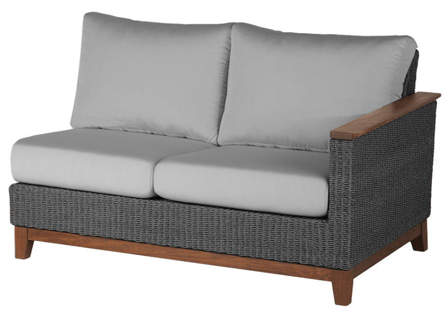 Coral Slate Gray Sectional Right Seat