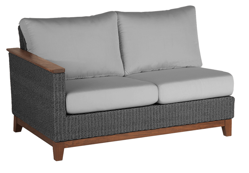 Coral Slate Gray Sectional Left Seat