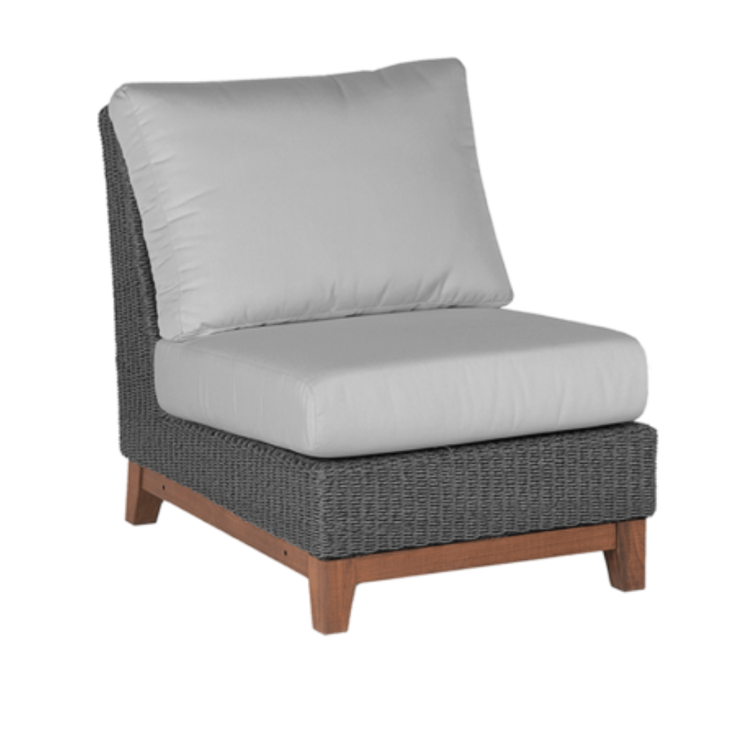 Coral Slate Gray Sectional Mid Seat