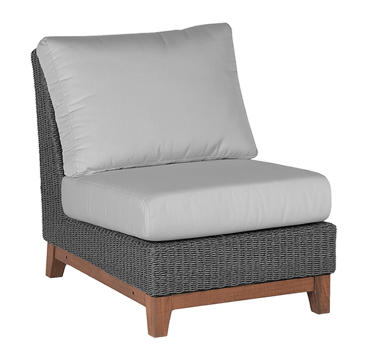 Coral Slate Gray Sectional Mid Seat