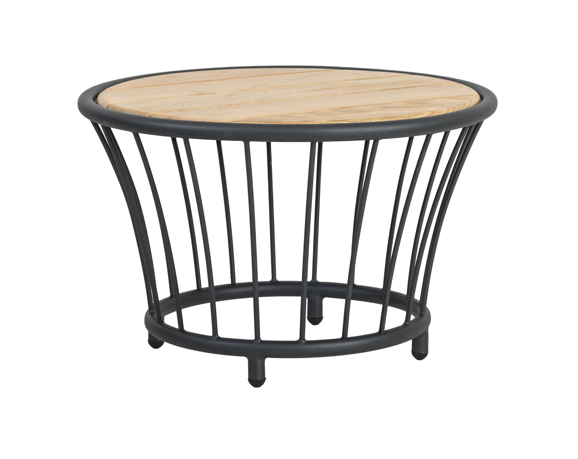 Cordial  Gray Round Coffee Table