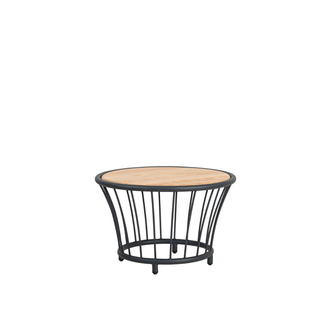 Cordial  Gray Round Coffee Table